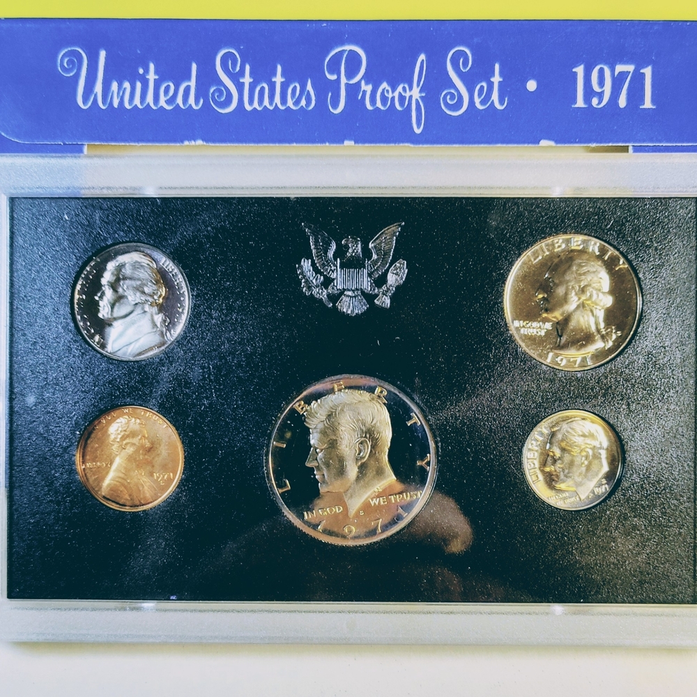 1971-S United States Proof Set Black Display